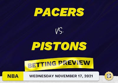 Pacers vs. Pistons Predictions and Odds - Nov 17, 2021