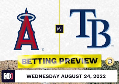 Angels vs. Rays Prediction and Odds - Aug 24, 2022