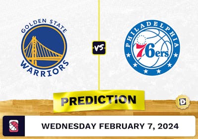 Golden State Warriors vs. Philadelphia 76ers Prediction, Odds, NBA Picks [2/7/2024]
