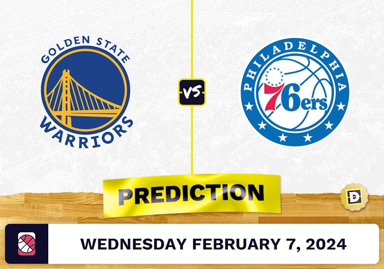 Golden State Warriors vs. Philadelphia 76ers Prediction, Odds, NBA Picks [2/7/2024]