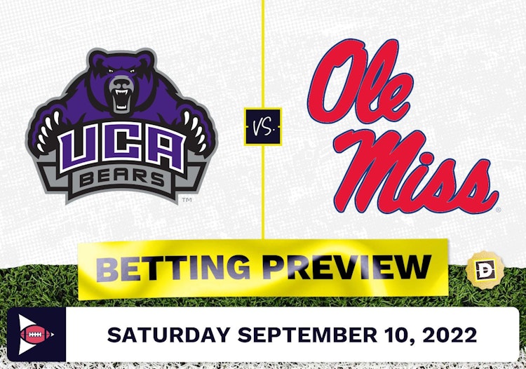 Central Arkansas vs. Mississippi CFB Prediction and Odds - Sep 10, 2022