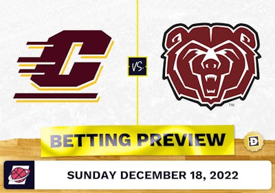 Central Michigan vs. Missouri State CBB Prediction and Odds - Dec 18, 2022