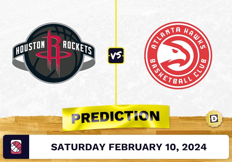 Houston Rockets vs. Atlanta Hawks Prediction, Odds, NBA Picks [2/10/2024]