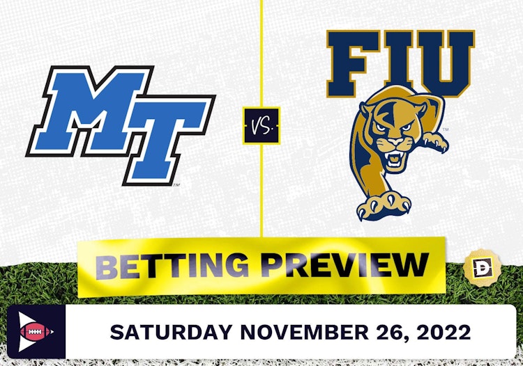 Middle Tennessee vs. Florida International CFB Prediction and Odds - Nov 26, 2022