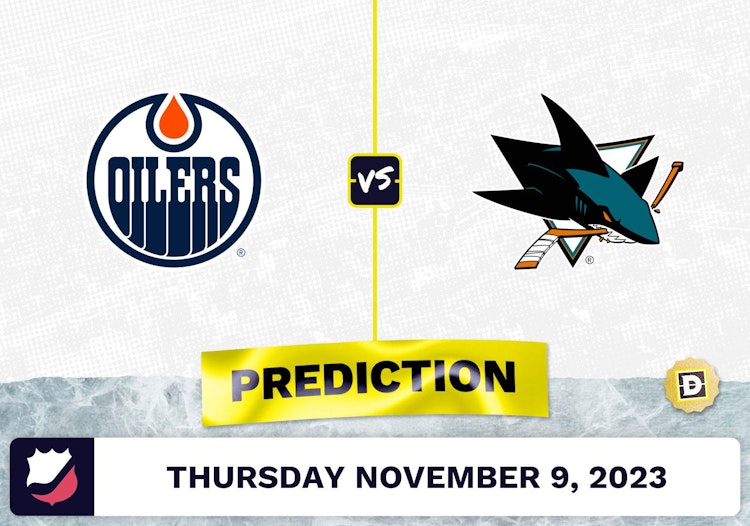 Oilers vs. Sharks Prediction and Odds - November 9, 2023