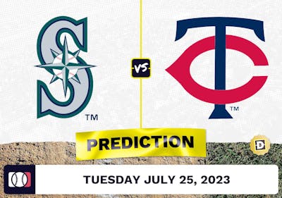 Mariners vs. Twins Prediction for MLB Tuesday [7/25/2023]