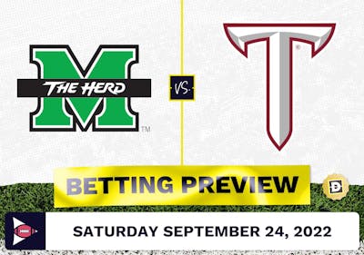 Marshall vs. Troy State CFB Prediction and Odds - Sep 24, 2022