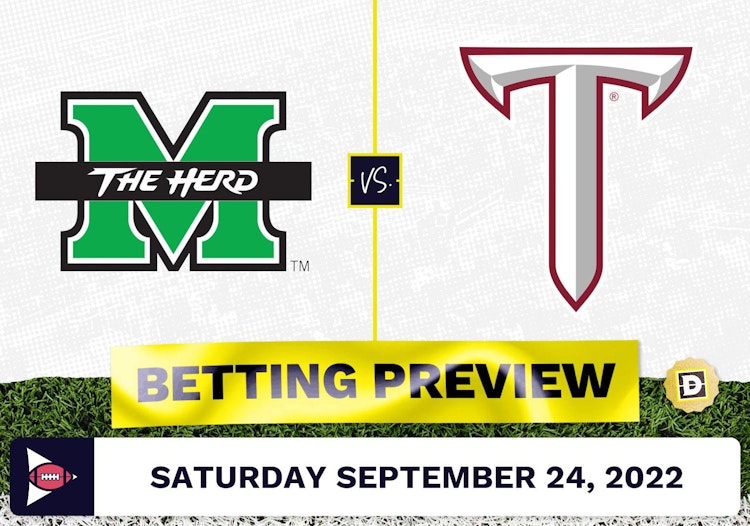 Marshall vs. Troy State CFB Prediction and Odds - Sep 24, 2022