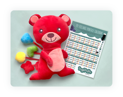 Red Bear SnuggleBuddies™ Emotion Plush