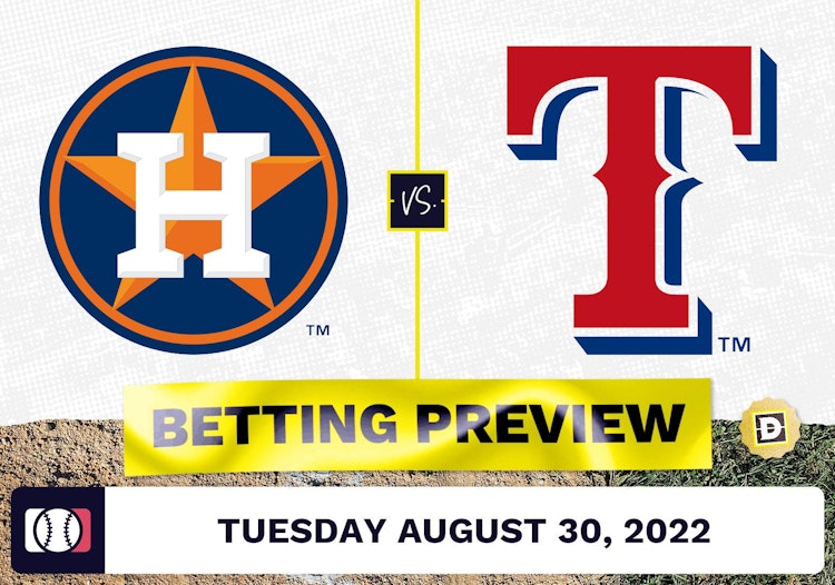 Astros vs. Rangers Prediction and Odds - Aug 30, 2022