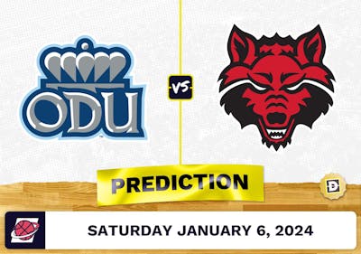 Old Dominion vs. Arkansas State Prediction, Odds, College Basketball Picks  [1/6/2024]