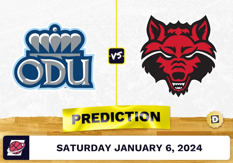 Old Dominion vs. Arkansas State Prediction, Odds, College Basketball Picks  [1/6/2024]