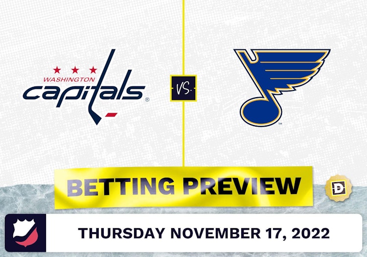 Capitals vs. Blues Prediction and Odds - Nov 17, 2022