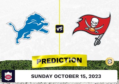 Lions vs. Buccaneers Week 6 Prediction and Odds - October 15, 2023