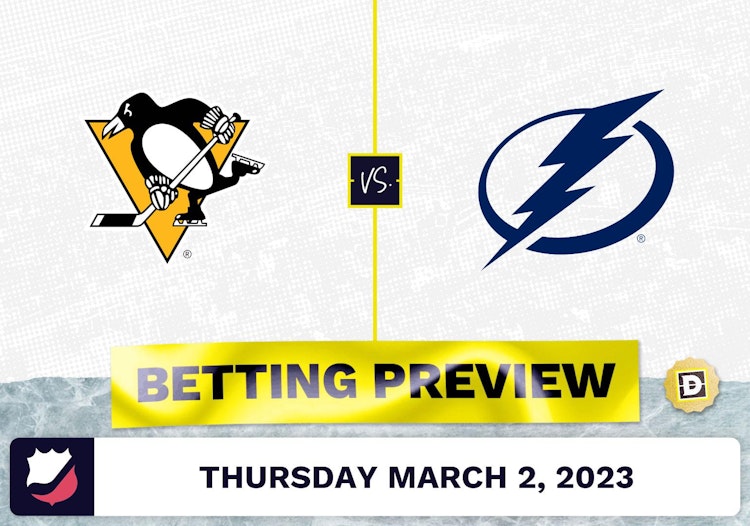 Penguins vs. Lightning Prediction and Odds - Mar 2, 2023