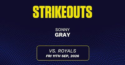 Sonny Gray projections September 12: Strikeouts, outs, and earned runs vs. Royals [2026]
