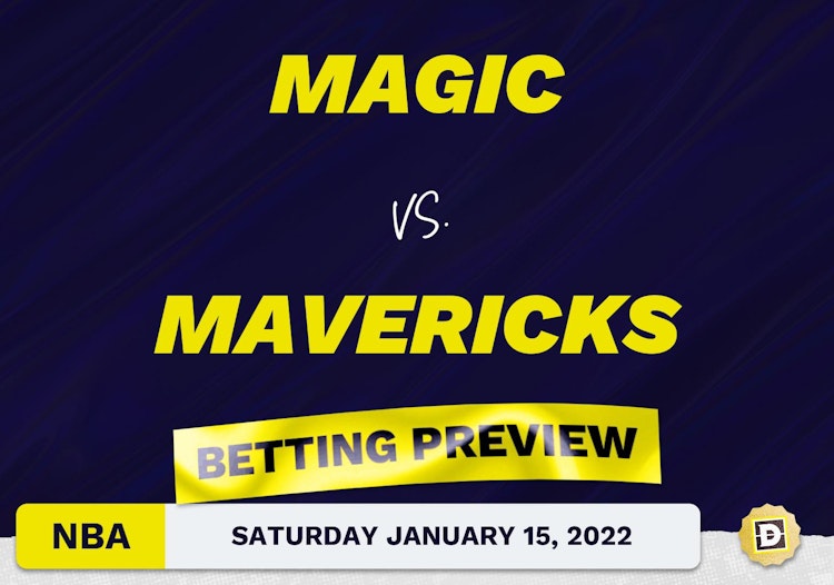 Magic vs. Mavericks Predictions and Odds - Jan 15, 2022