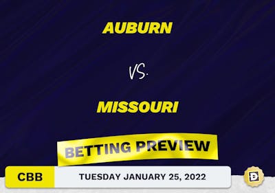 Auburn vs. Missouri CBB Predictions and Odds - Jan 25, 2022