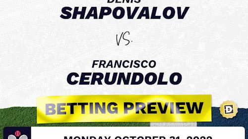 Denis Shapovalov vs. Francisco Cerundolo Predictions - Nov 1, 2022