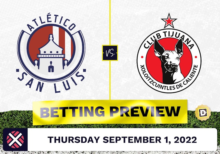 San Luis vs. Club Tijuana Prediction and Odds - Sep 1, 2022