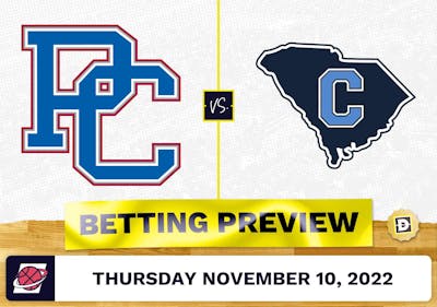 Presbyterian vs. Citadel CBB Prediction and Odds - Nov 10, 2022