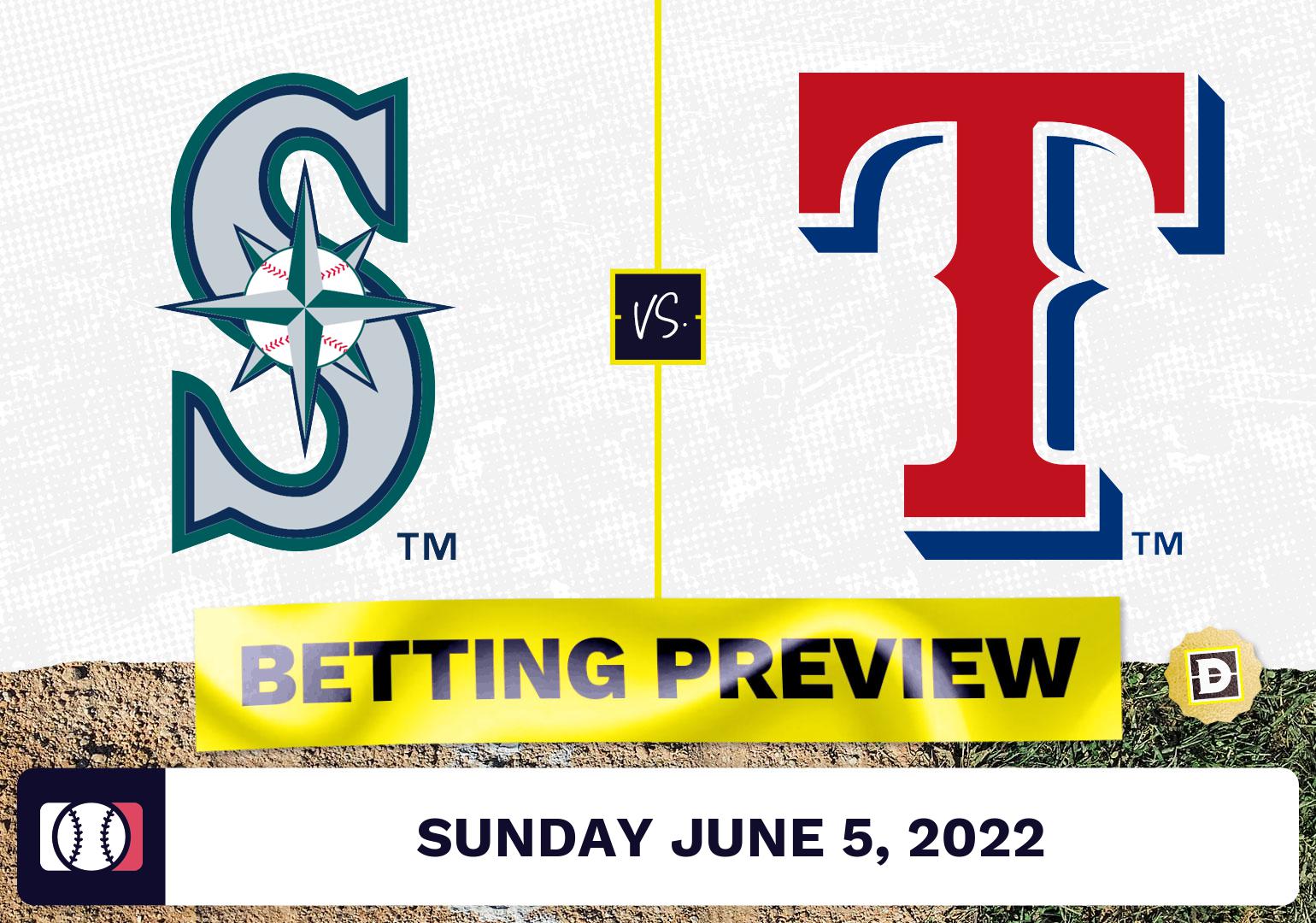 Mariners vs. Rangers Prediction and Odds - Jun 5, 2022