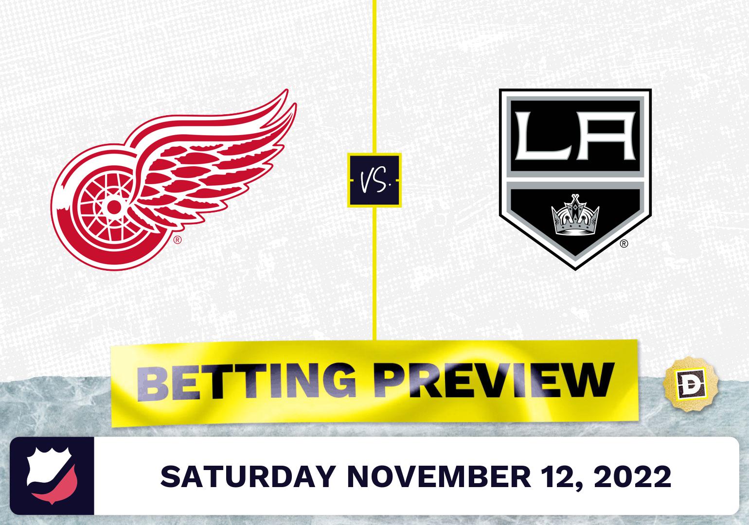 Red Wings vs. Kings Prediction and Odds - Nov 12, 2022