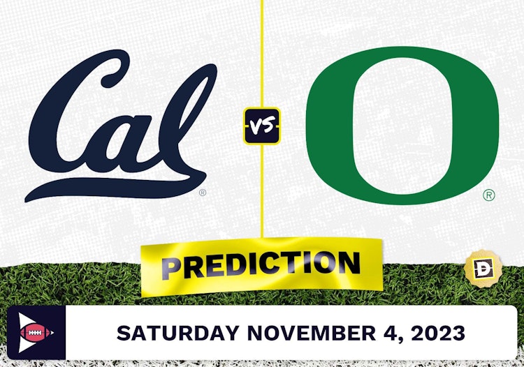 California vs. Oregon CFB Prediction and Odds - November 4, 2023