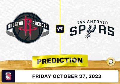 Rockets vs. Spurs Prediction and Odds - October 27, 2023