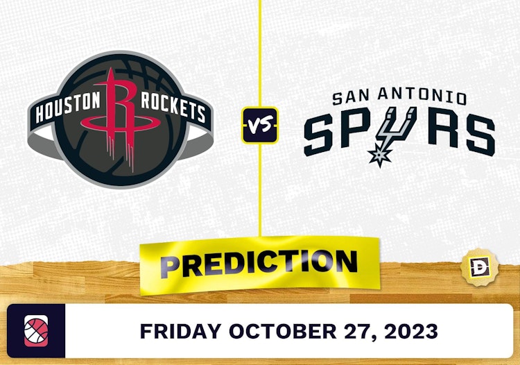 Rockets vs. Spurs Prediction and Odds - October 27, 2023