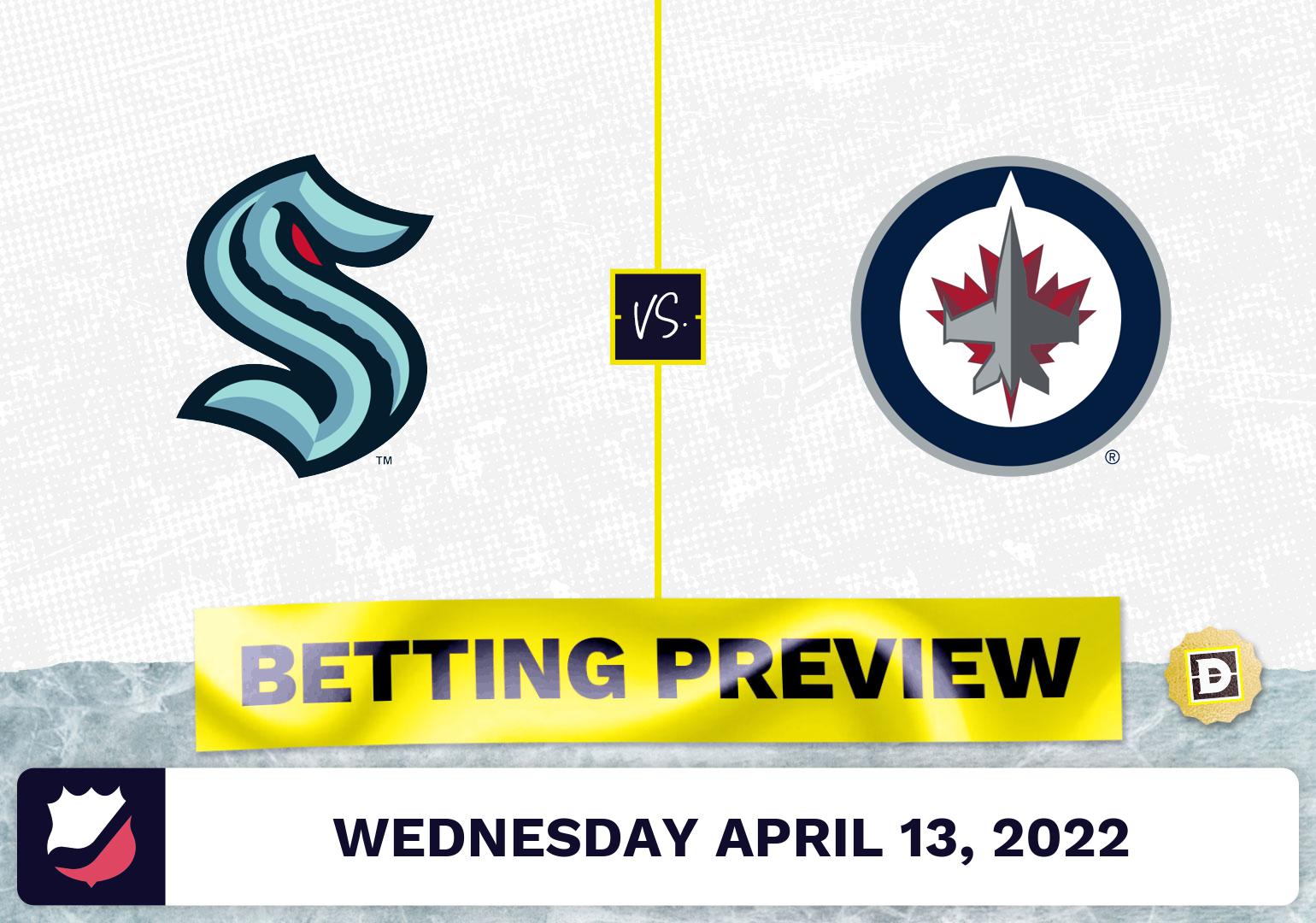 Kraken vs. Jets Prediction and Odds - Apr 13, 2022