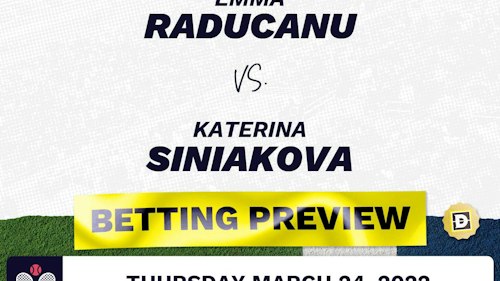 Emma Raducanu vs. Katerina Siniakova Predictions - Mar 24, 2022