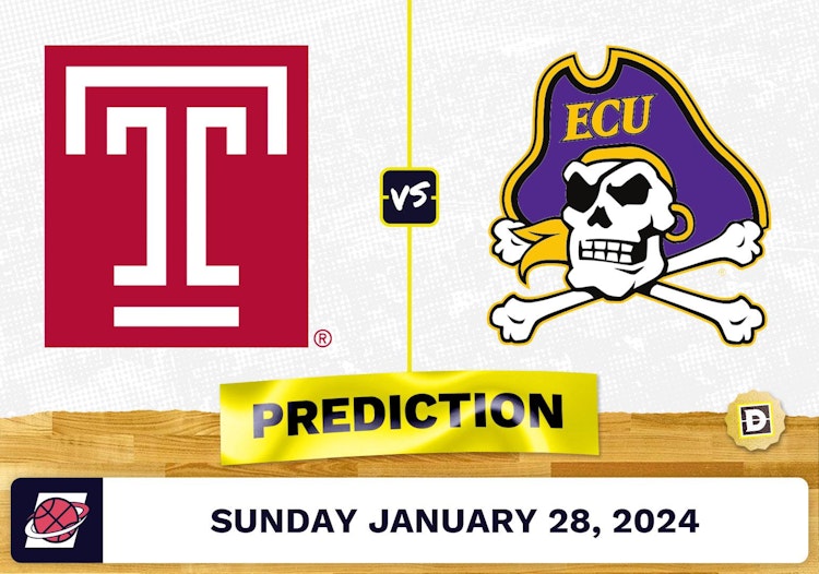 Temple vs. East Carolina Prediction, Odds, College Basketball Picks [1/28/2024]