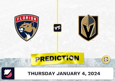 Florida Panthers vs. Vegas Golden Knights Prediction, Odds, NHL Picks  [1/4/2024]
