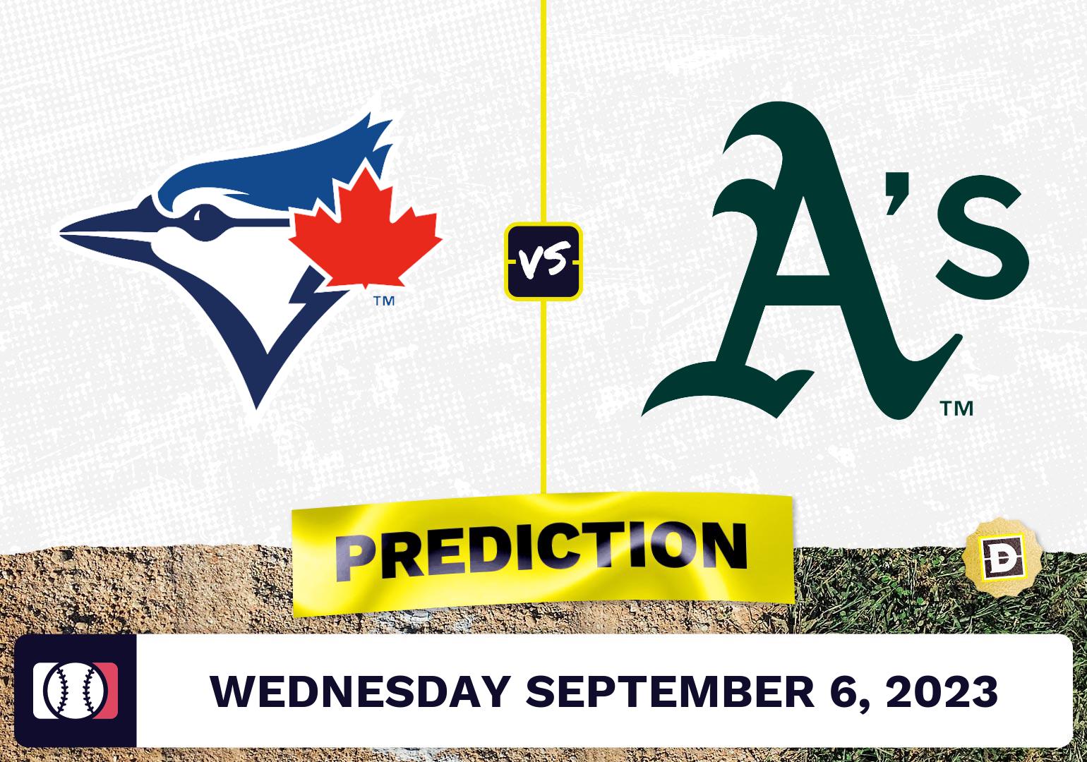 Blue Jays vs. Athletics Prediction for MLB Wednesday [9/6/2023]
