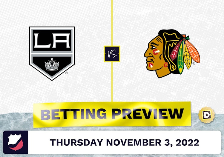 Kings vs. Blackhawks Prediction and Odds - Nov 3, 2022