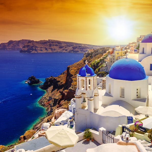 Live Sunset Walk in Oia's main gallery image