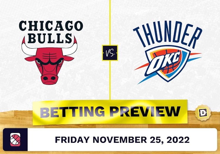 Bulls vs. Thunder Prediction and Odds - Nov 25, 2022