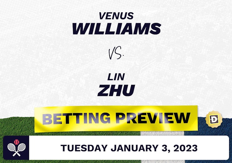 Venus Williams vs. Lin Zhu Predictions - Jan 4, 2023