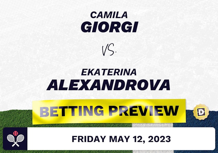 Camila Giorgi vs. Ekaterina Alexandrova Prediction - Italian Open 2023