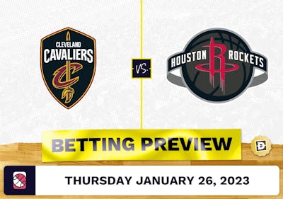 Cavaliers vs. Rockets Prediction and Odds - Jan 26, 2023