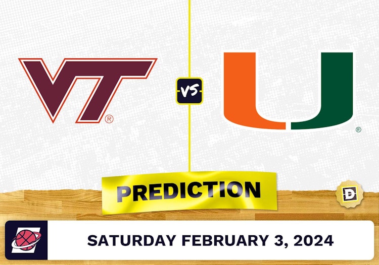 Virginia Tech vs. Miami (FL) Prediction, Odds, College Basketball Picks [2/3/2024]