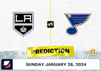 Los Angeles Kings vs. St. Louis Blues Prediction, Odds, NHL Picks [1/28/2024]