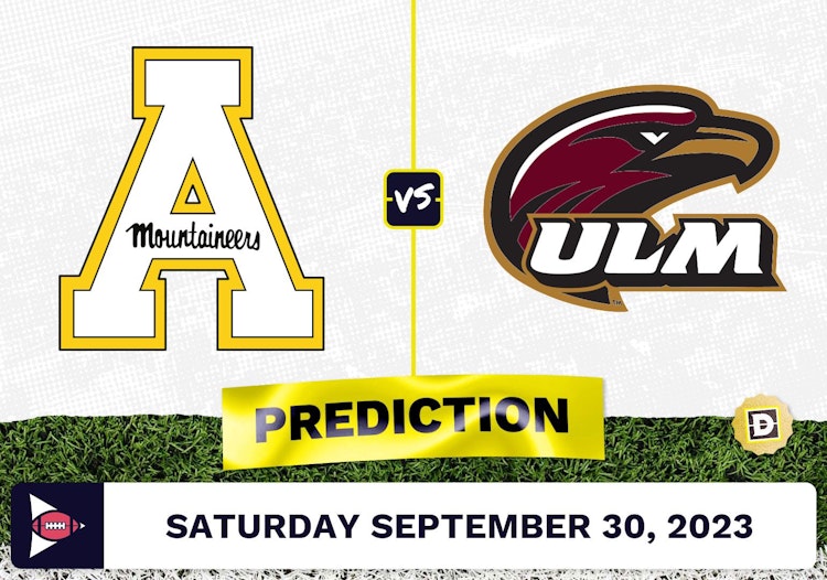 Appalachian State vs. Louisiana-Monroe CFB Prediction and Odds - September 30, 2023