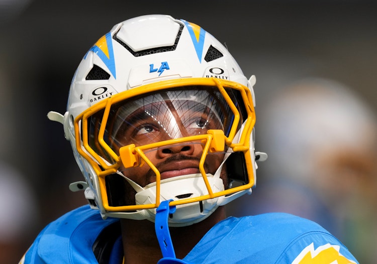 J.K. Dobbins Week 17 Chargers vs. Patriots.