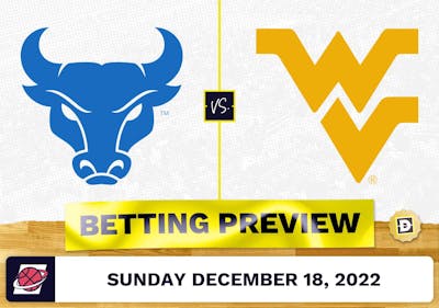 Buffalo vs. West Virginia CBB Prediction and Odds - Dec 18, 2022
