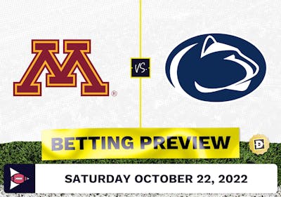 Minnesota vs. Penn State CFB Prediction and Odds - Oct 22, 2022