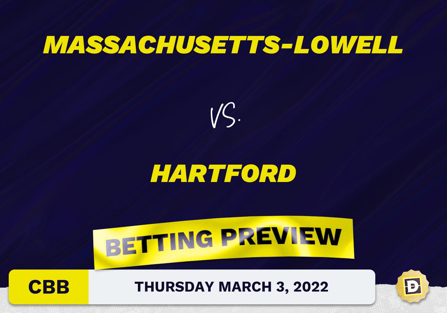 Massachusetts-Lowell vs. Hartford CBB Predictions and Odds - Mar 3, 2022