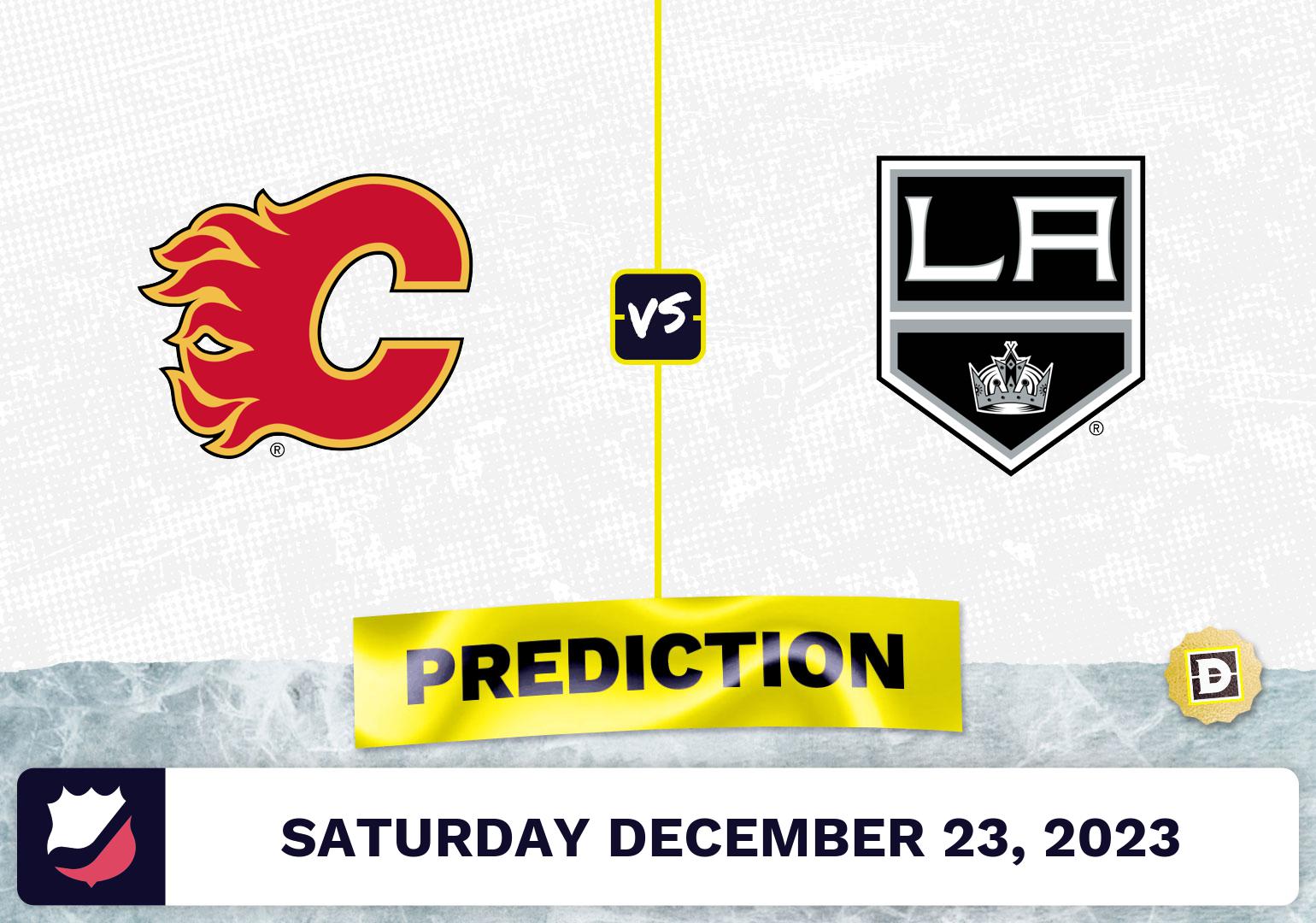 Calgary Flames vs. Los Angeles Kings Prediction, Odds, NHL Picks  [12/23/2023]