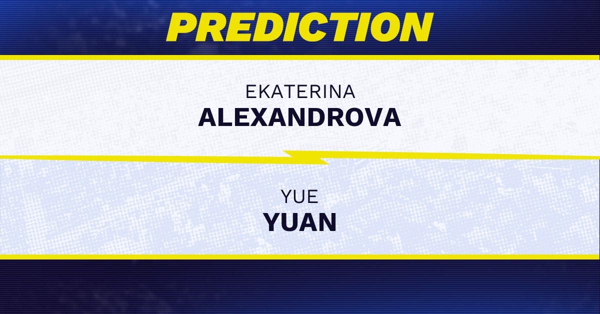 Ekaterina Alexandrova vs. Yue Yuan Prediction for WTA Monterrey, Mexico